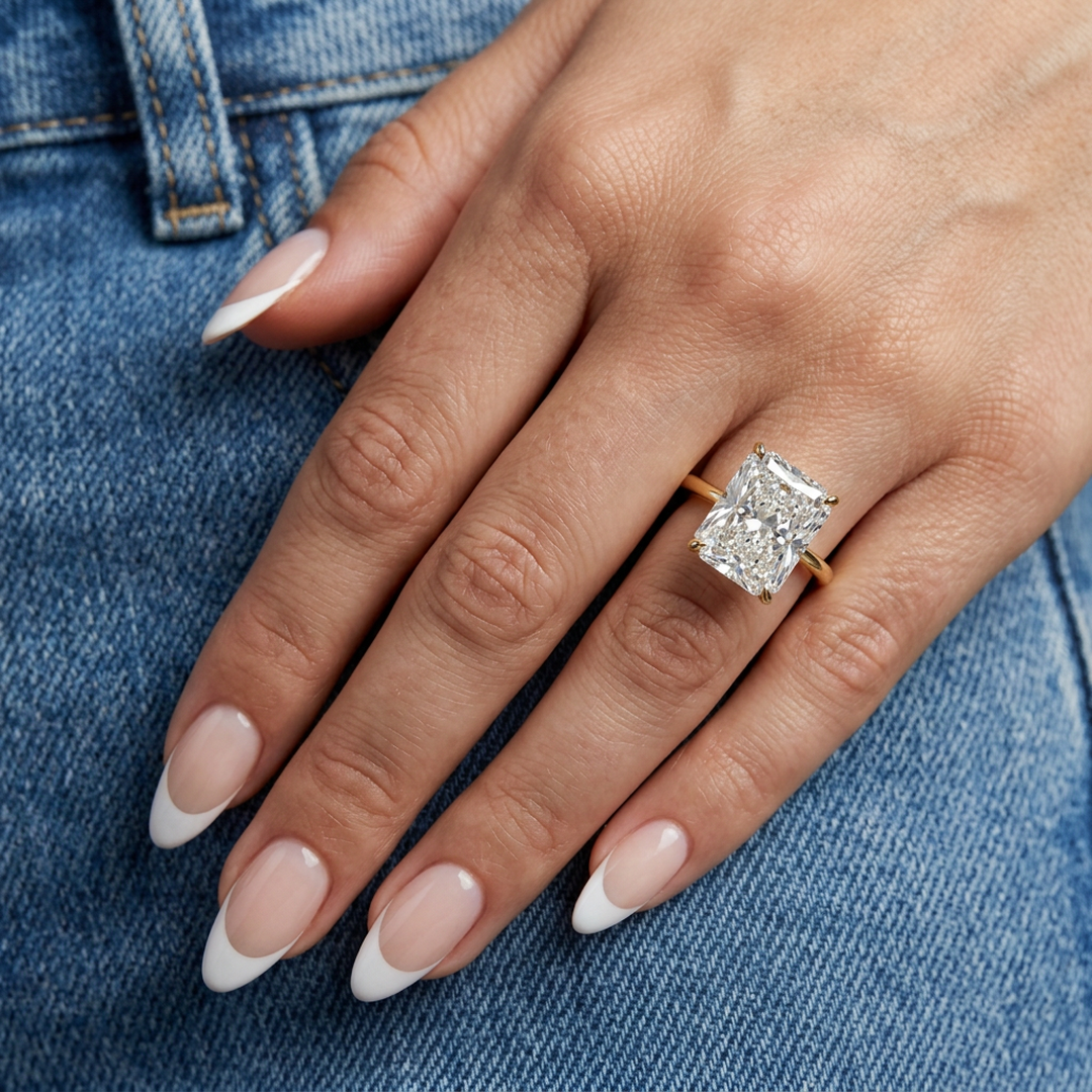 Radiant Solitaire Ring