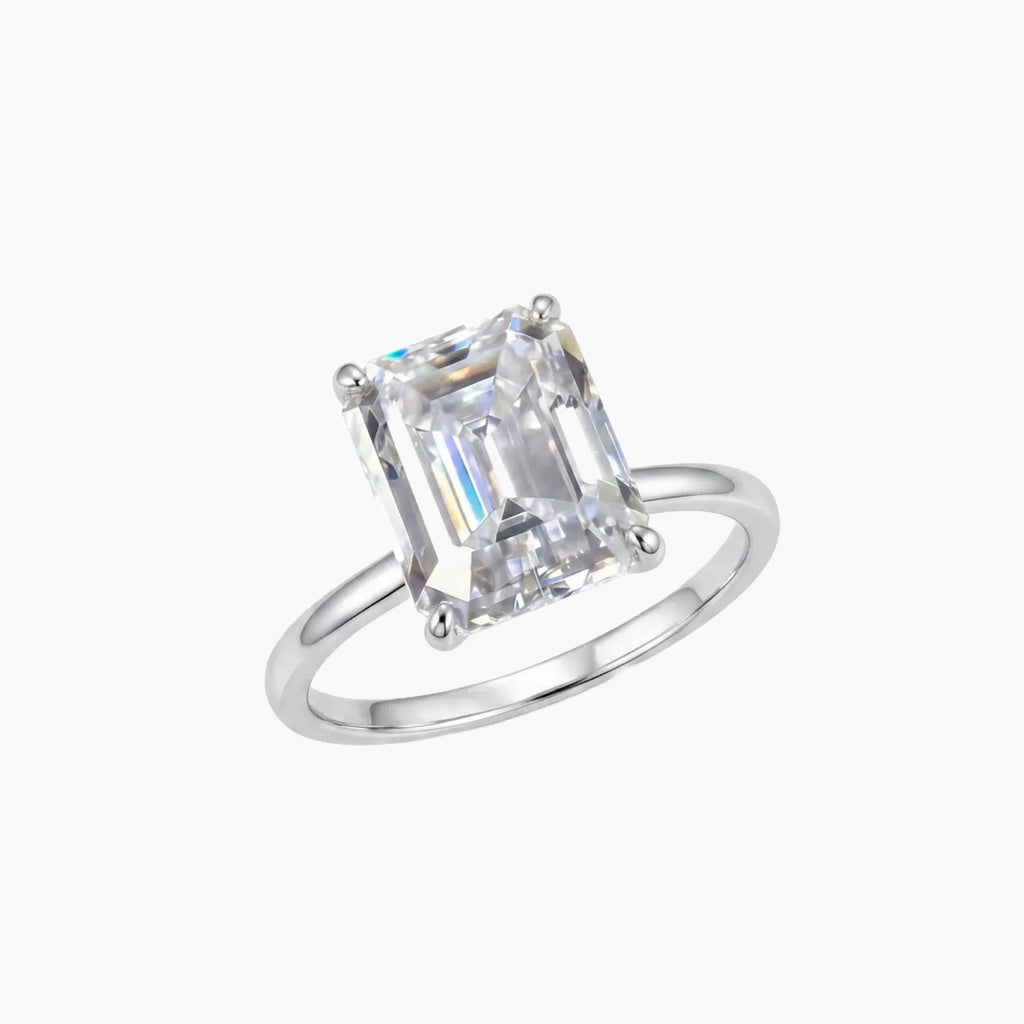 Emerald Solitaire Ring