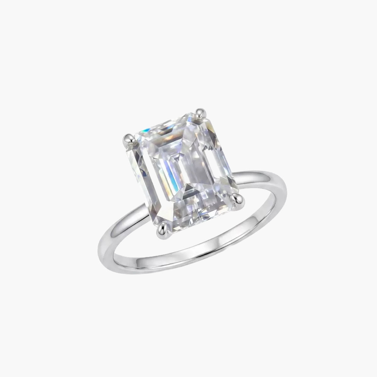 Emerald Solitaire Ring