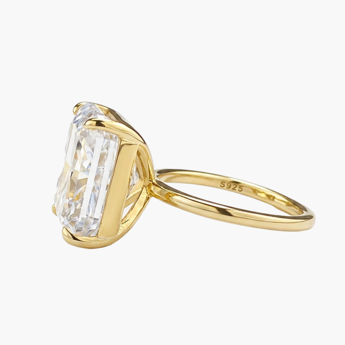 Radiant Solitaire Ring