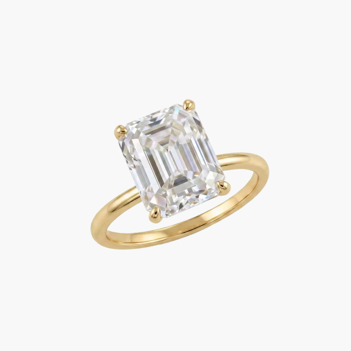 Emerald Solitaire Ring