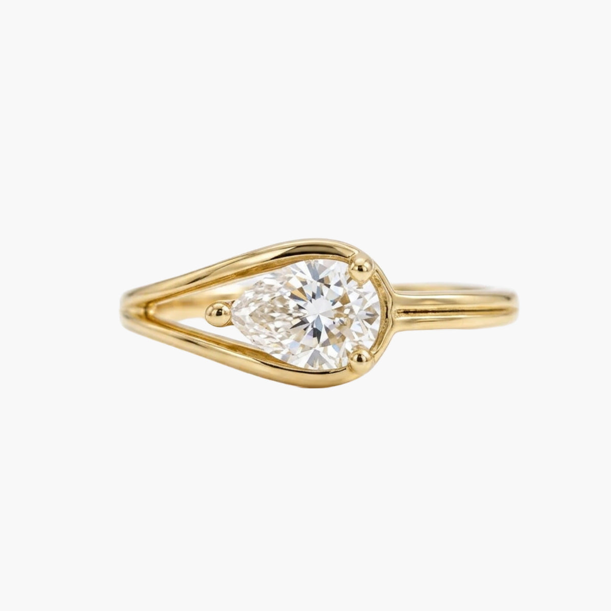 East West Pear Ring