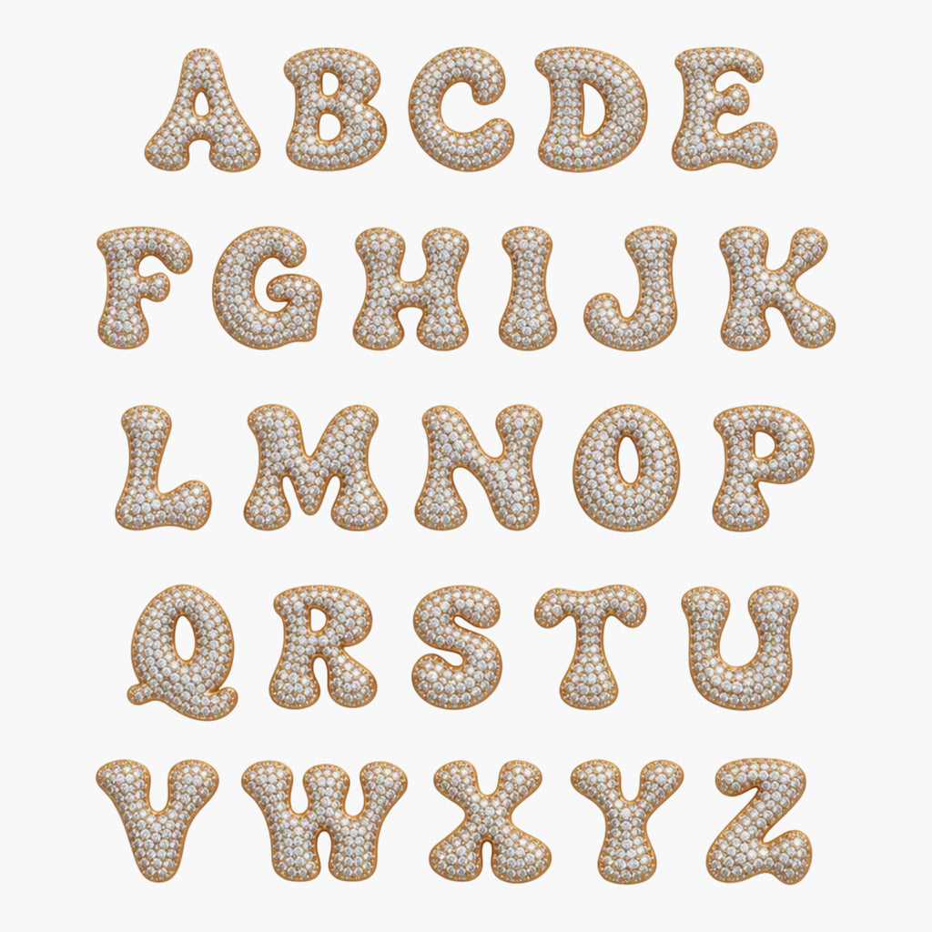 Iced Mega Initial Necklace