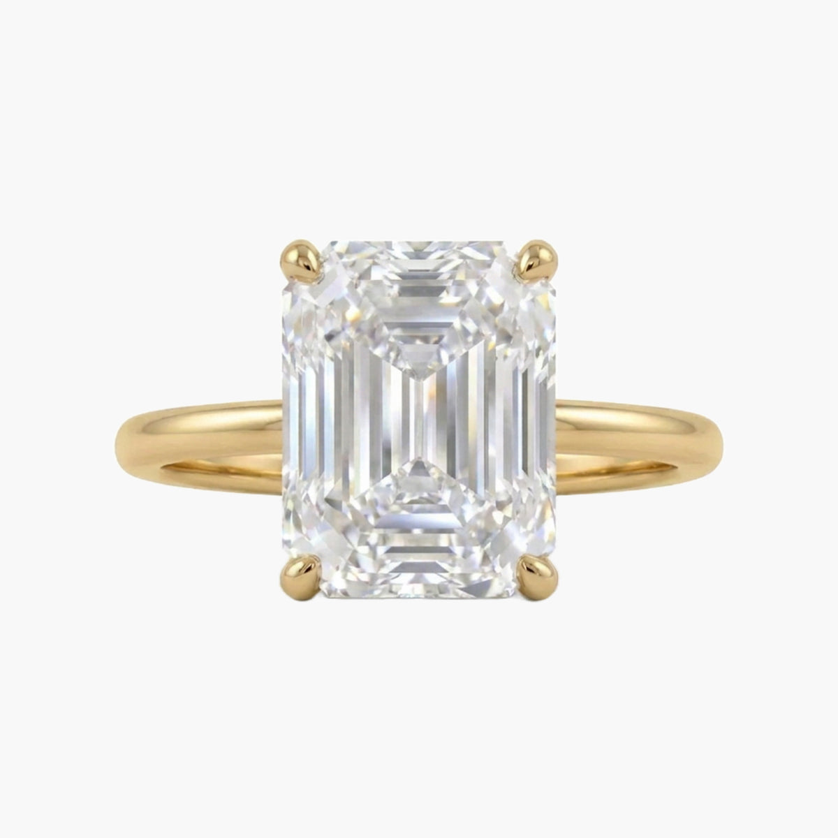 Emerald Solitaire Ring