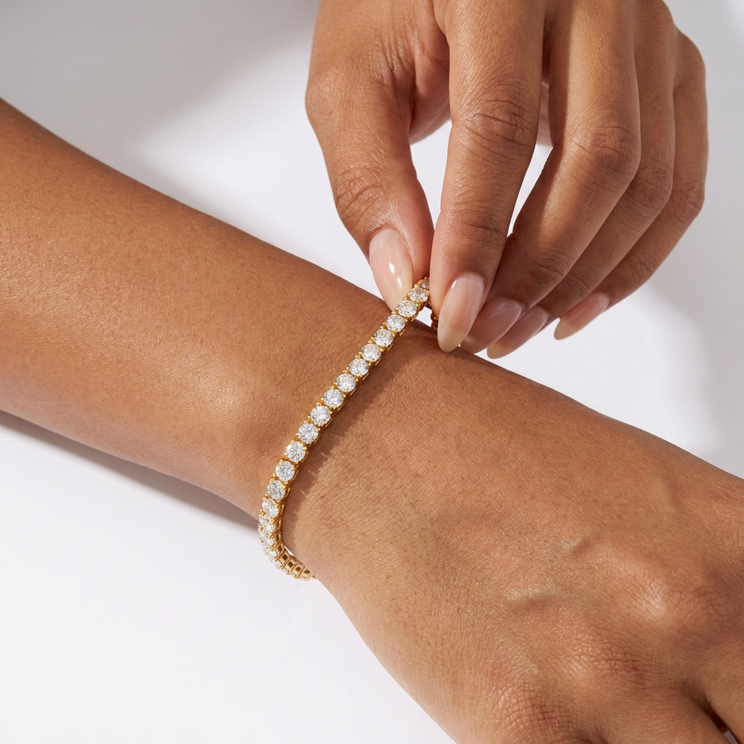 Round Tennis Bracelet