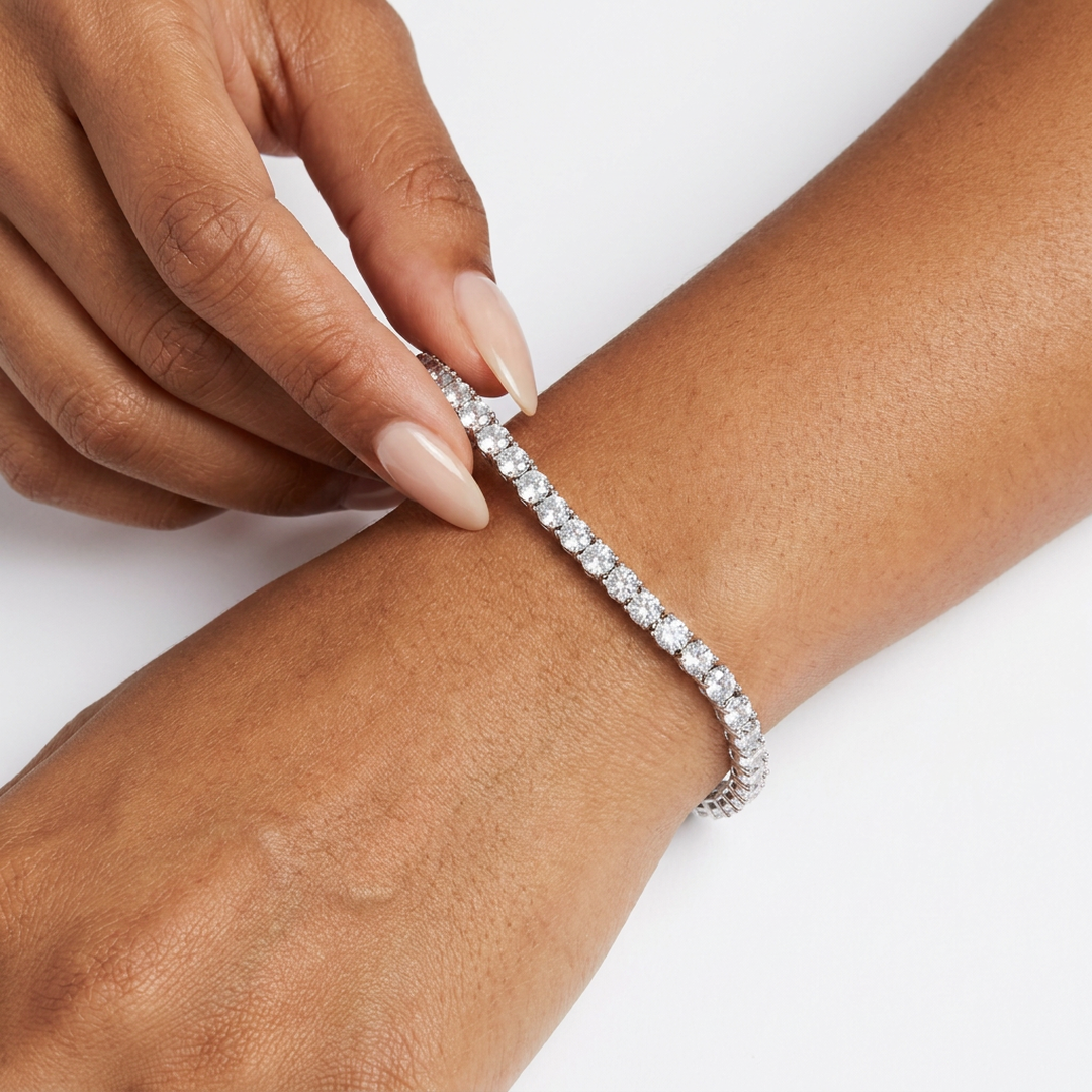 Round Tennis Bracelet