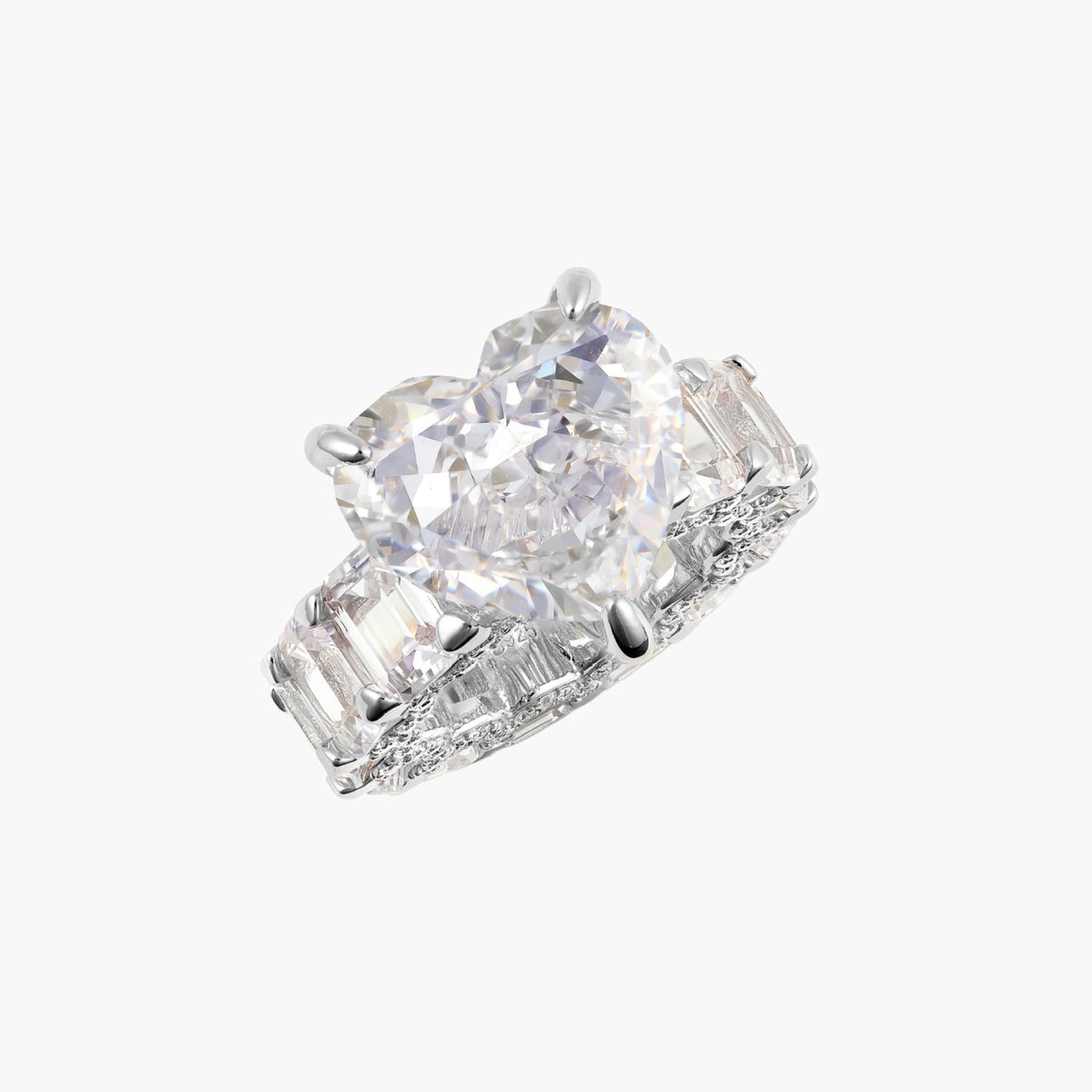 Heart & Emerald Ring