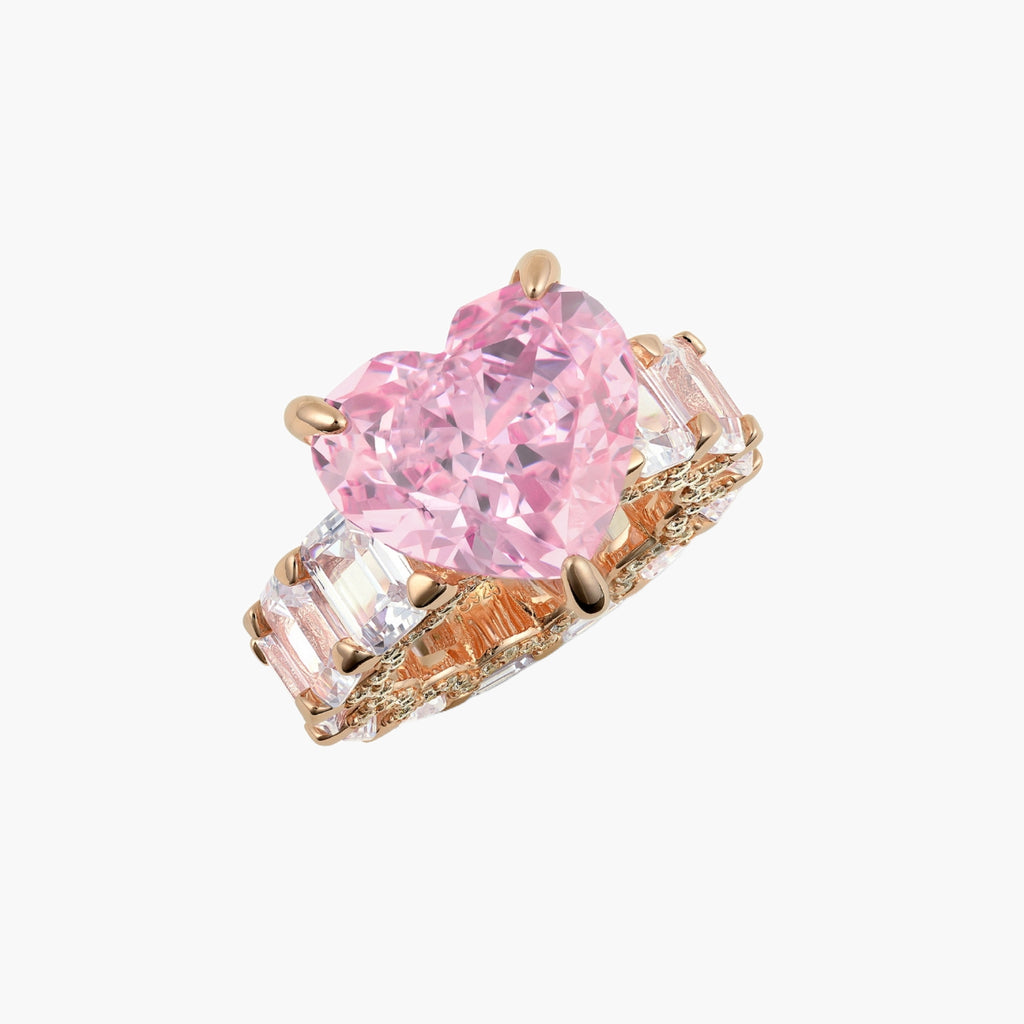 Heart & Emerald Ring