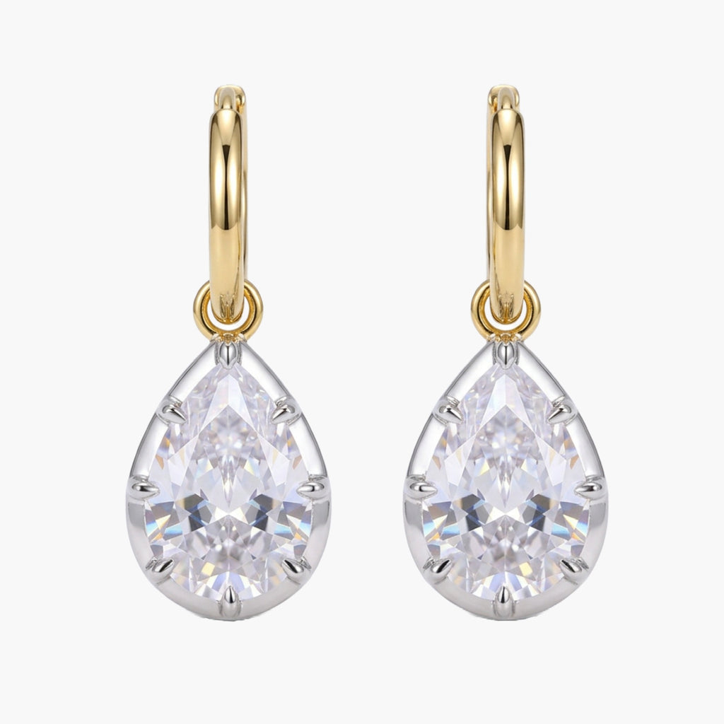 Georgian Pear Drop Earrings