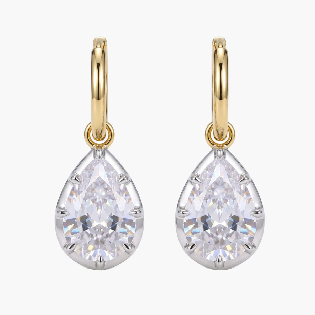 Georgian Pear Drop Earrings