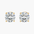 Round Stud Earrings