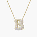 Iced Mega Initial Necklace