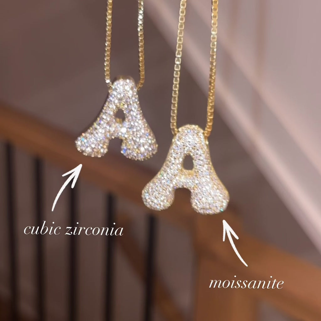 Iced Mega Initial Necklace